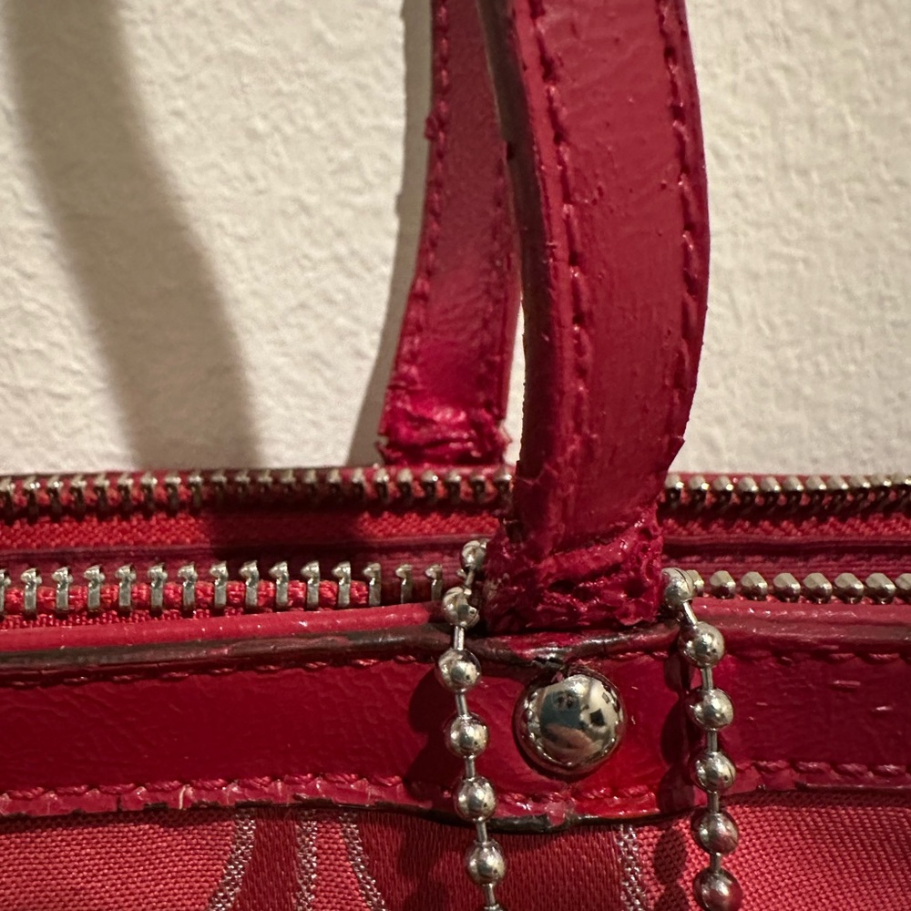 Coach Poppy Signature Lurex Glam Tote F22121 Rehab Project - Picture 2 of 11